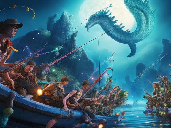 組隊釣魚的冒險之旅，探索未知海域，開啟奇妙之旅！
