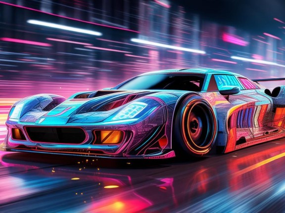 虛擬賽車模型，速度與激情的虛擬盛宴