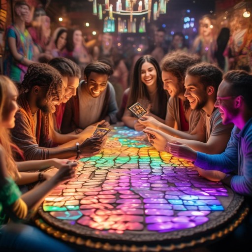 好友組隊(duì)棋牌游戲，歡樂橋梁連接友情