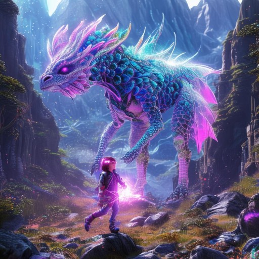 探索神秘世界的奇幻之旅，自帶虛擬神獸游戲