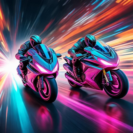 馳騁速度與激情，高端機(jī)車雙人游戲盛宴