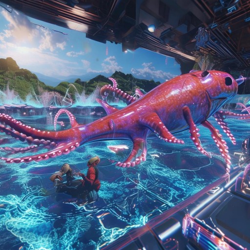 虛擬現(xiàn)實魷魚游戲，沉浸式體驗與策略競技的完美碰撞