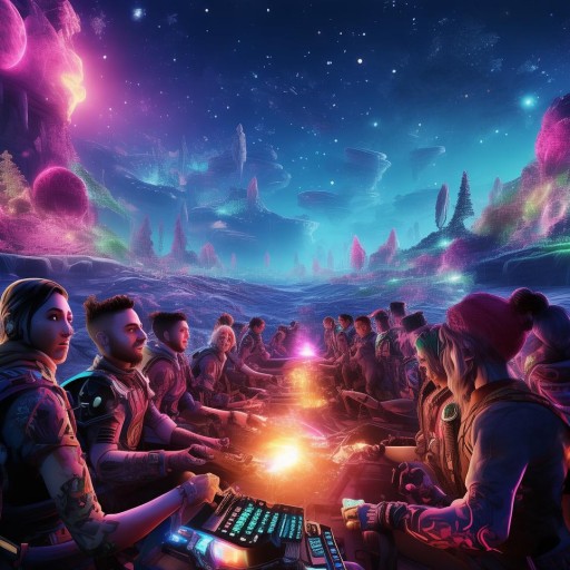 探索虛擬世界的奇妙之夜，組隊游戲之夜