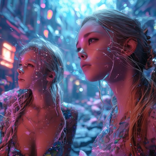 虛擬女女游戲，探索數(shù)字世界的真實情感
