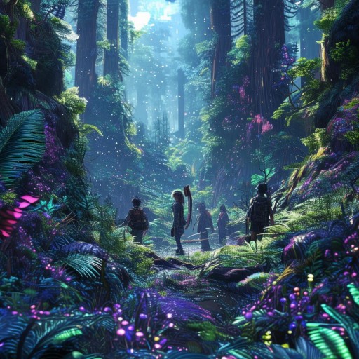 探索未知世界的奇幻之旅，高端三維森游戲