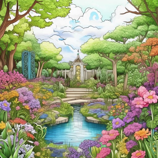 解鎖創(chuàng)意與寧靜，秘密花園的高端填色游戲之旅