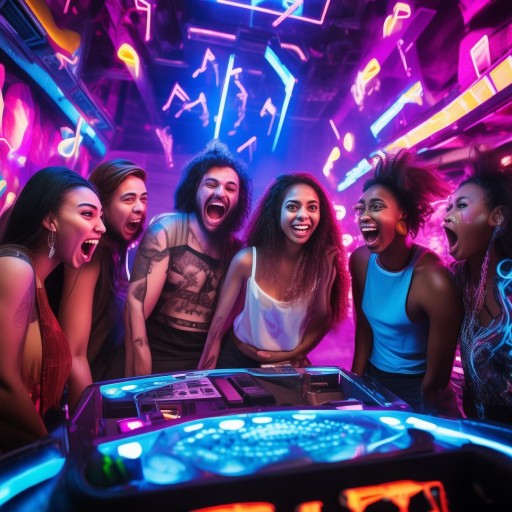 音樂與友誼的激情碰撞，組隊(duì)PK唱歌游戲