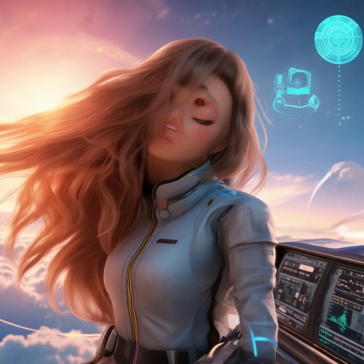 美女飛行員帶你探索天空，虛擬飛行游戲下載
