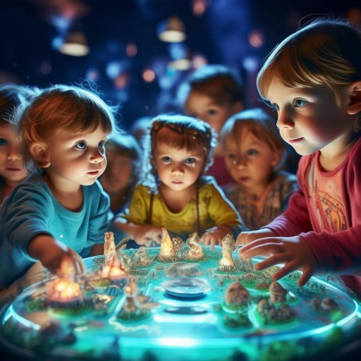 幼兒虛擬交互游戲，探索奇妙世界，激發(fā)無限想象