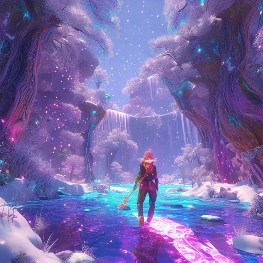 探索夢幻世界，落雪動畫虛擬游戲的奇妙之旅