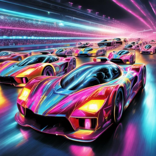 速度與策略，賽車比賽組隊游戲的激情碰撞