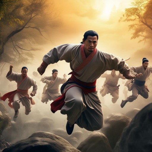 少林功夫組隊(duì)探索，武俠世界的奇妙冒險(xiǎn)之旅