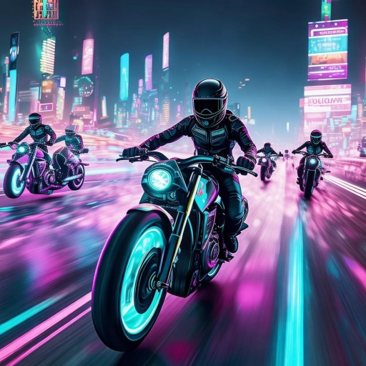 虛擬公路上的極速冒險(xiǎn)，組隊(duì)騎行機(jī)車游戲