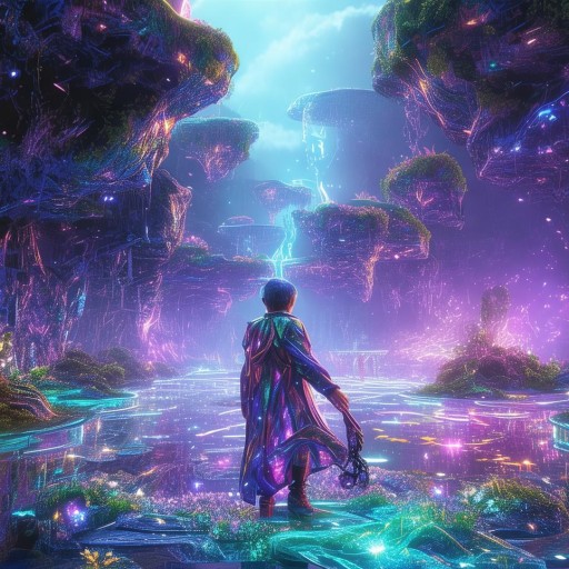 探索虛擬插畫人物的奇幻世界
