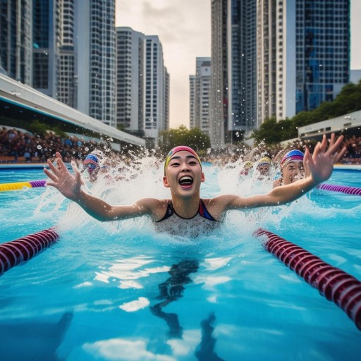 深圳游泳組隊(duì)游戲，水上競技的激情盛宴