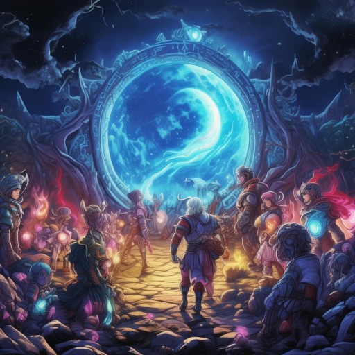 月夜游戲組隊(duì)，奇幻世界的冒險(xiǎn)之旅