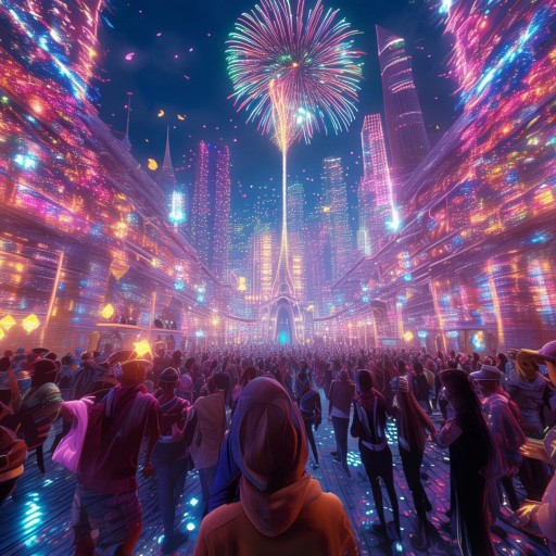 新年虛擬場景游戲，探索歡慶盛宴的奇妙之旅
