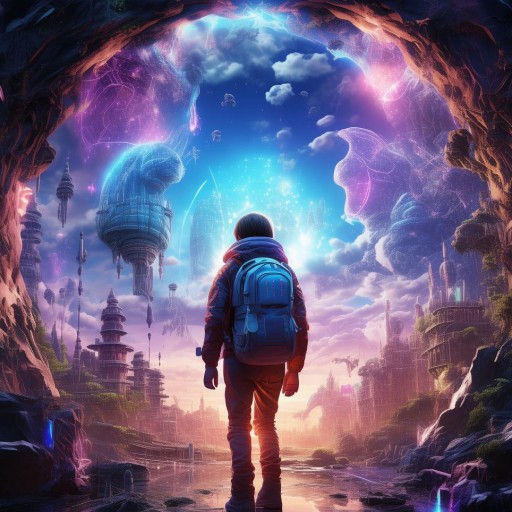 探索虛擬世界的奇幻之旅，視頻背景素材的無限可能