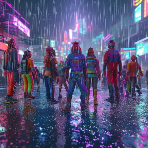 等雨天游戲組隊，虛擬世界的冒險之旅