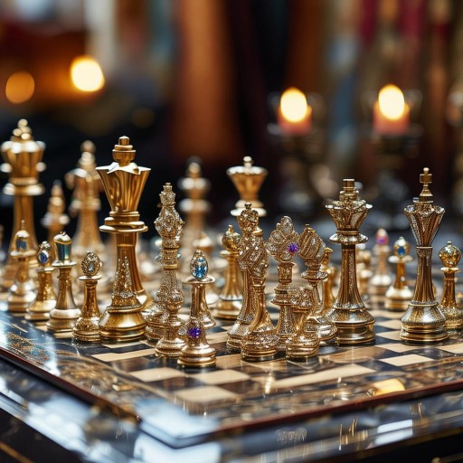 智慧與策略的優(yōu)雅碰撞，高端象棋帶棋盤游戲