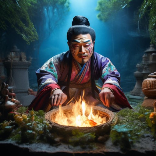活春官真人圖片曝光，你見過這樣的傳統(tǒng)表演嗎？