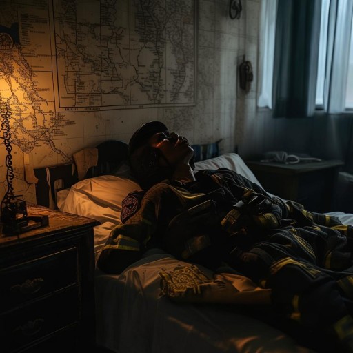 湖南消防員救火歸來電話未掛即睡，他們?yōu)楹稳绱似v？你了解消防員的日常嗎？