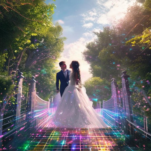 跨越現(xiàn)實(shí)與虛擬的浪漫之旅，體驗(yàn)結(jié)婚虛擬游戲