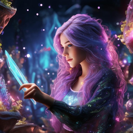 美女設計虛擬游戲視頻，夢幻世界的奇妙冒險
