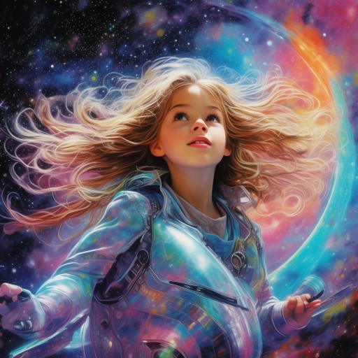 宇宙少女，探索未知星域的奇幻之旅