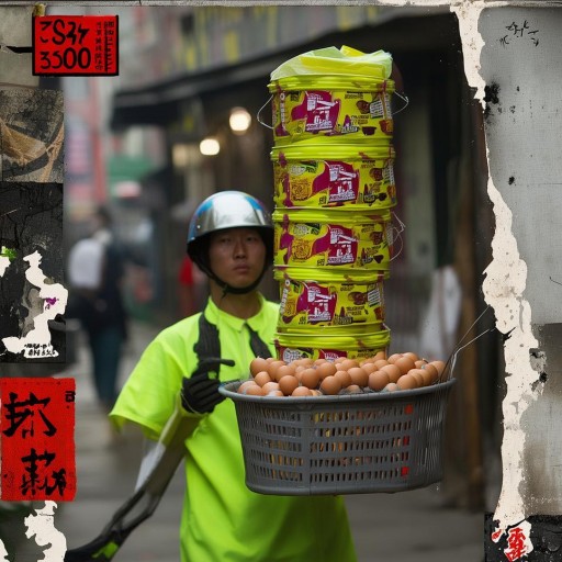 滬騎手代購6桶泡面20個雞蛋竟要900元？這背后隱藏了什么秘密？