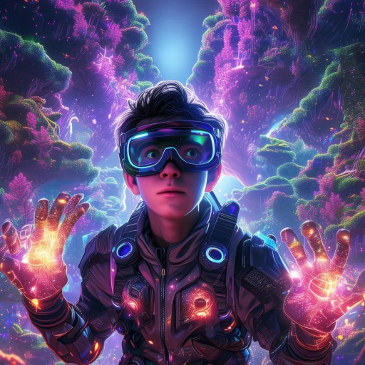 男主探索虛擬游戲世界的奇幻之旅