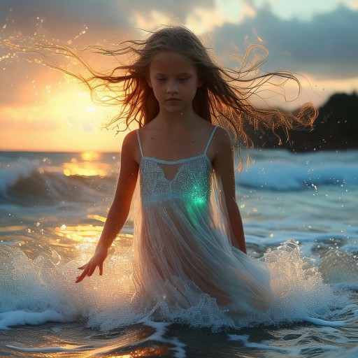 浪花少女的秘密：她為何成為海洋的寵兒？你也能做到嗎？