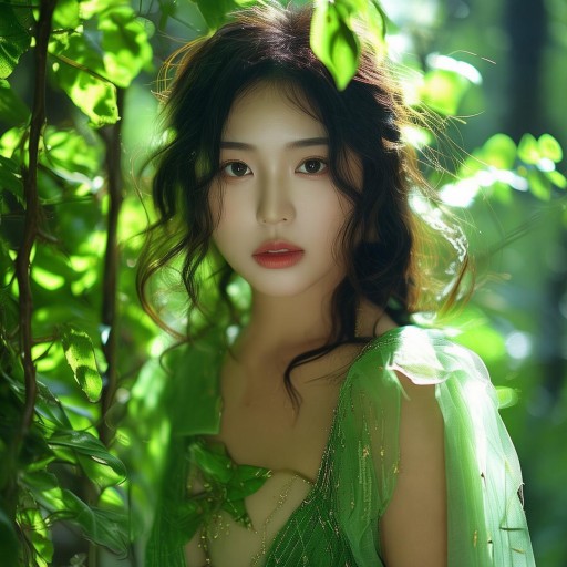李沁下漏森林寫真：她為何如此迷人？你見過(guò)這樣的自然美嗎？