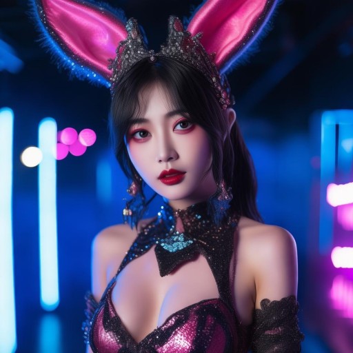 李穎芝兔女郎造型驚艷，你敢挑戰(zhàn)她的時尚魅力嗎？