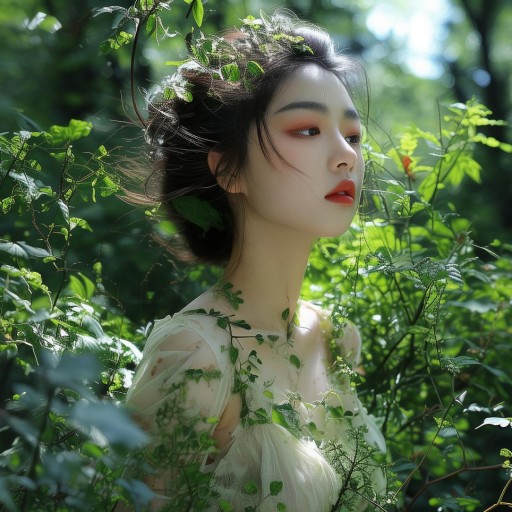 柳菁菁人體藝術(shù)圖片，你敢直視她的美嗎？她如何詮釋藝術(shù)與自然的完美融合？